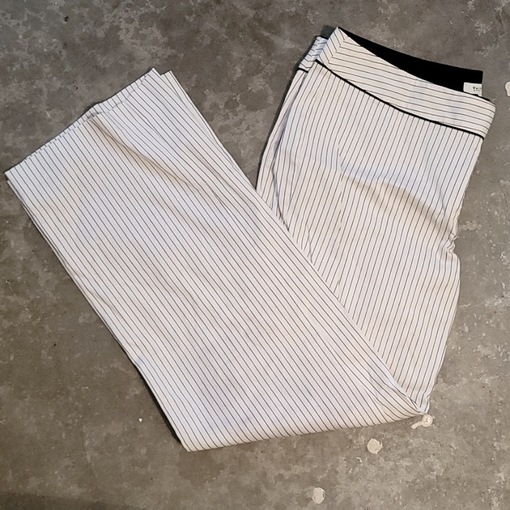 BNWT WHBM striped dress office evening pants